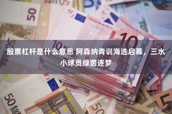 股票杠杆是什么意思 阿森纳青训海选启幕，三水小球员绿茵逐梦