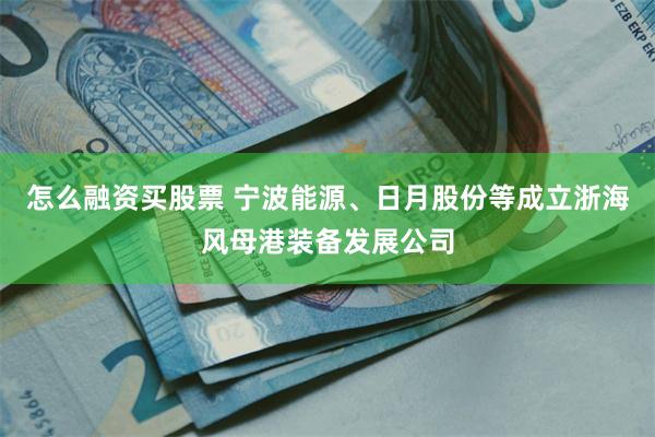 怎么融资买股票 宁波能源、日月股份等成立浙海风母港装备发展公司