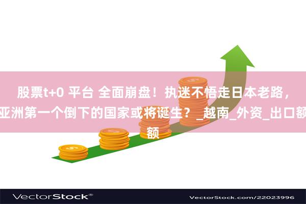 股票t+0 平台 全面崩盘！执迷不悟走日本老路，亚洲第一个倒下的国家或将诞生？_越南_外资_出口额